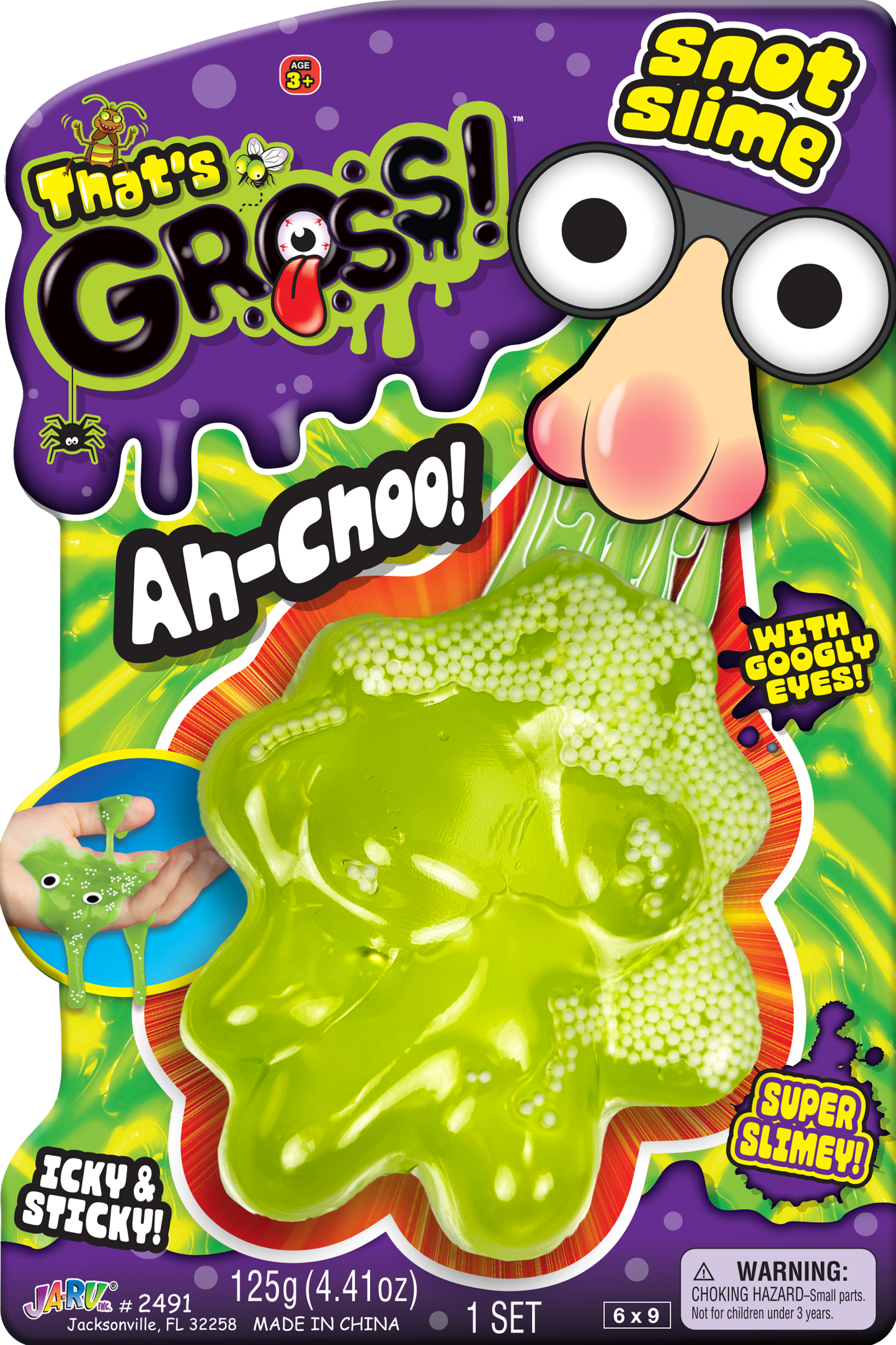 THATS GROSS SNOT SLIME