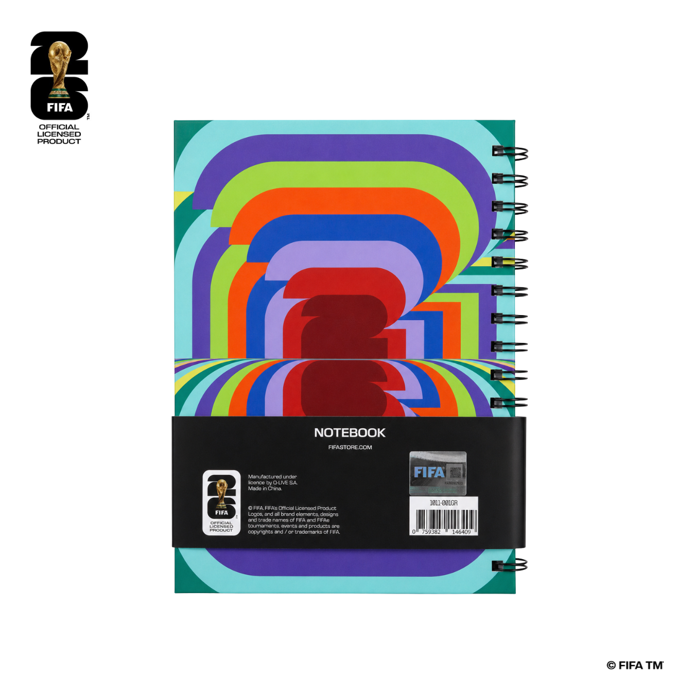 FIFA World Cup 2026™️ Official Licensed Product | Spiral Notebook