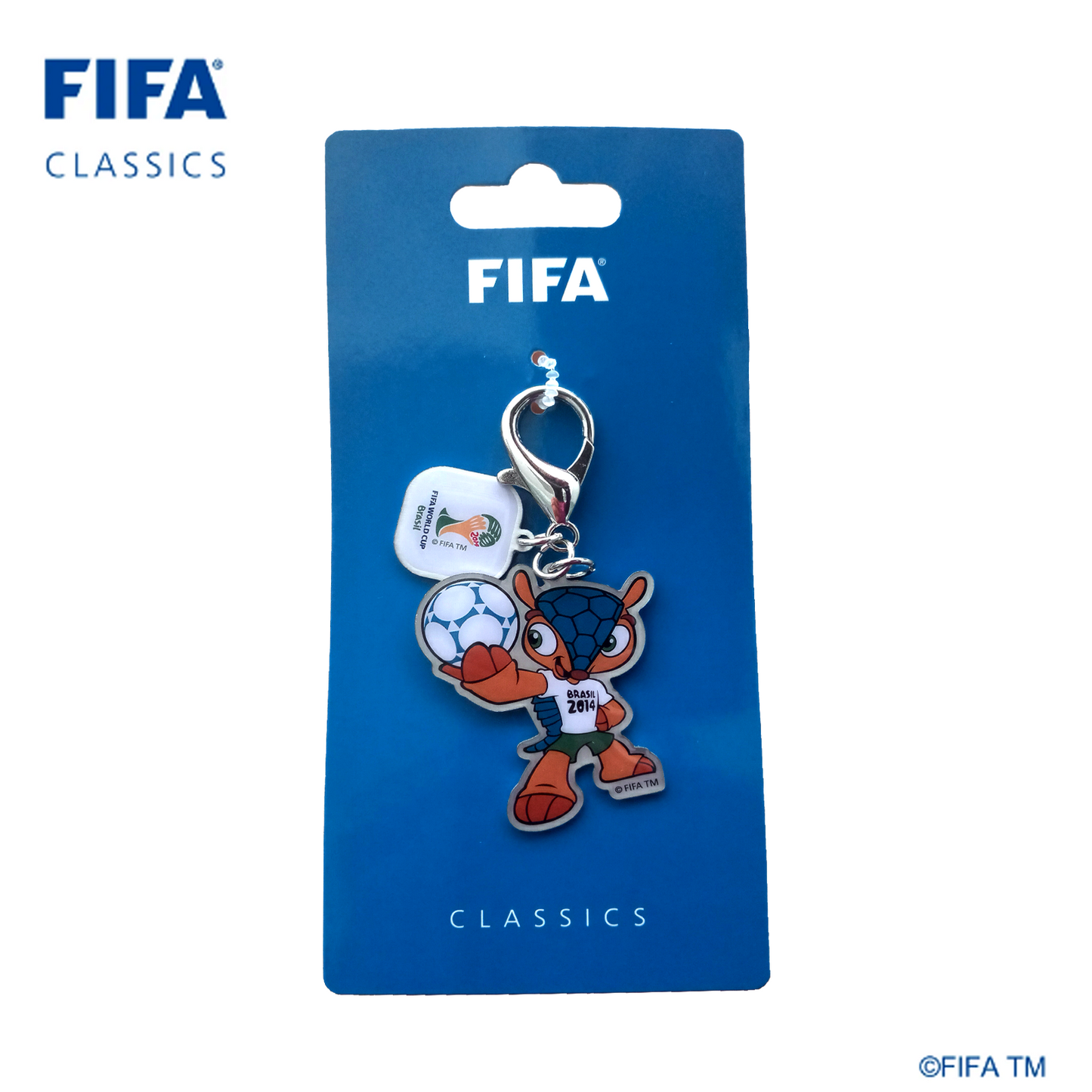 Mascot keychain with Poster Sticker|Brazil - 2014 | FFC-KC-0007-2014