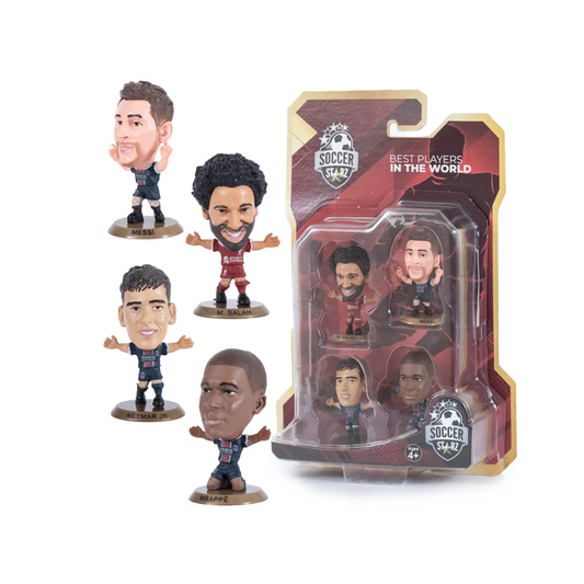 World's 4 Best Player Blister Pack- Messi/Salah/Mbappe/Neymar