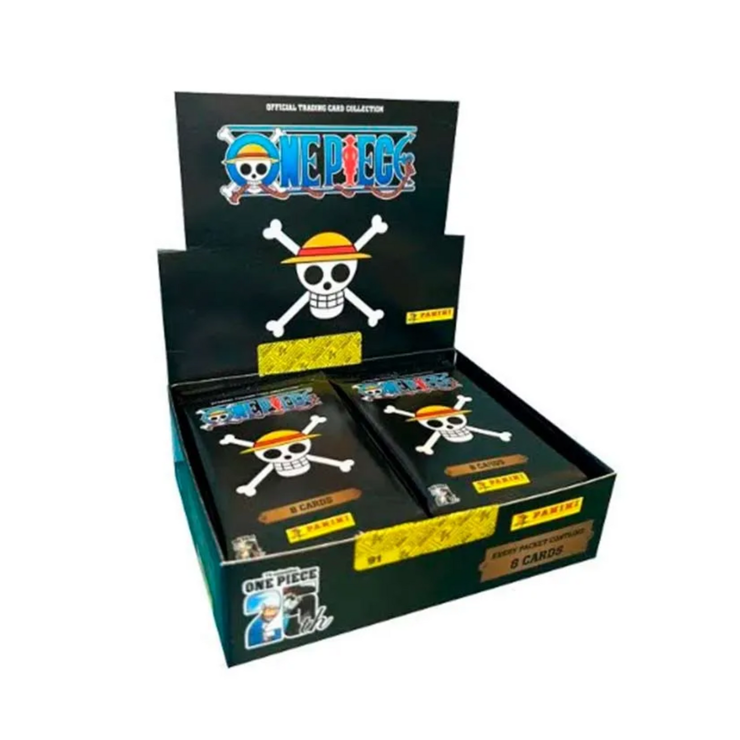 CARD PACKETS ( 8 CARDS ) 18 PACKETS BOX ONE PIECE 2024 TC