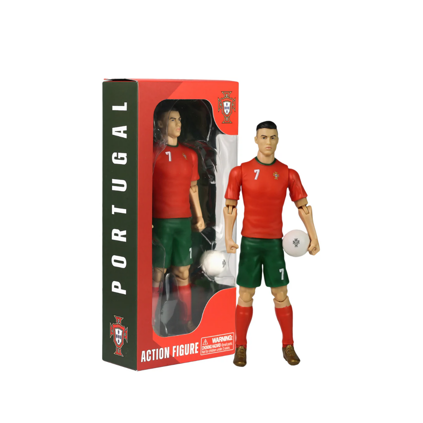 SOCKERS Portugal Cristiano Ronaldo 8 Collectible Soccer Action Figure