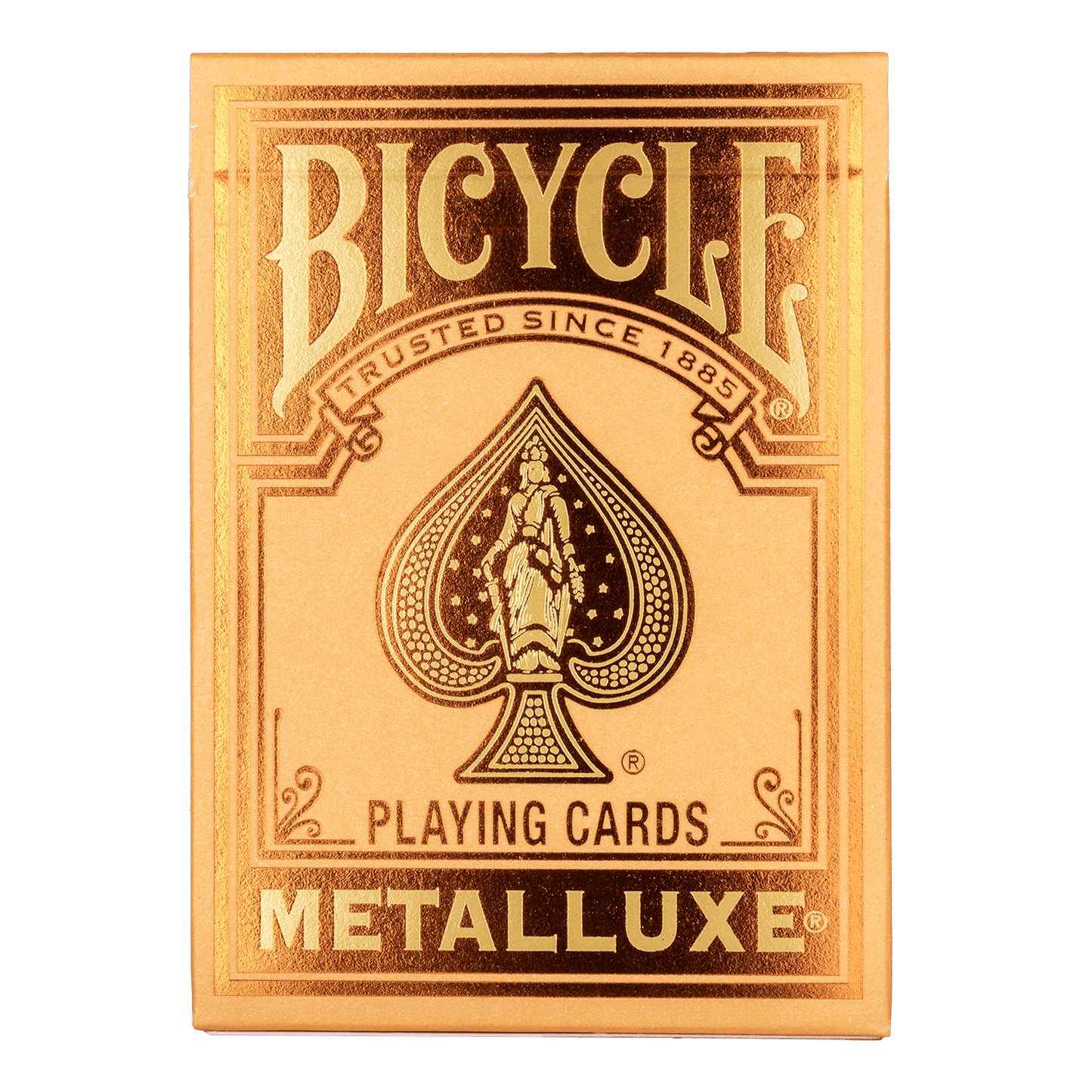 Playing Cards: Bicycle Metalluxe Orange