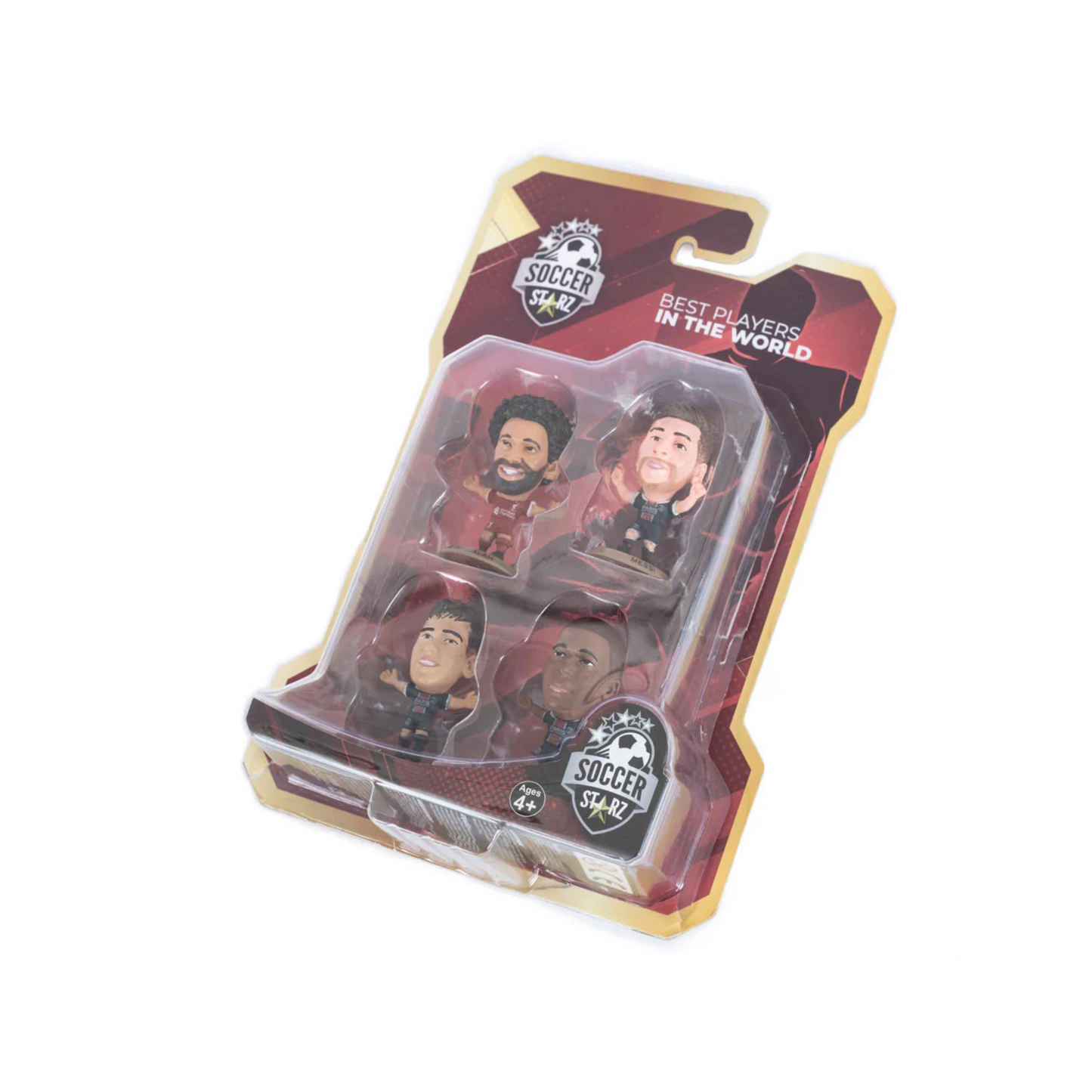 World's 4 Best Player Blister Pack- Messi/Salah/Mbappe/Neymar