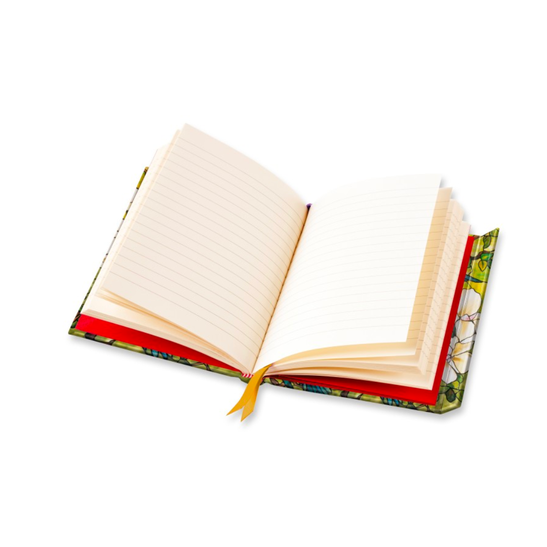 Louis Comfort Tiffany: Hibiscus and Parrots, c. 1910–20 (Foiled Journal)