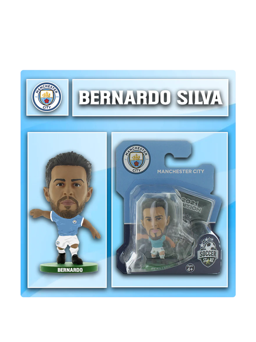Soccerstarz - Man City Bernardo Silva- Home Kit (Classic Kit) /Figures