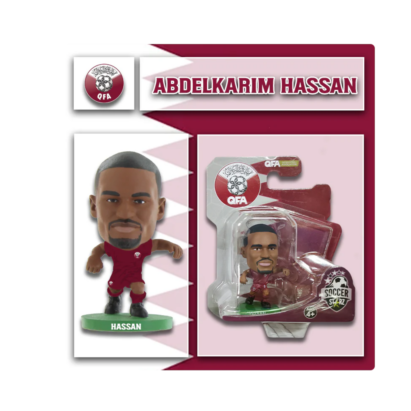 Soccerstarz - Qatar Abdelkarim Hassan - Home Kit /Figures