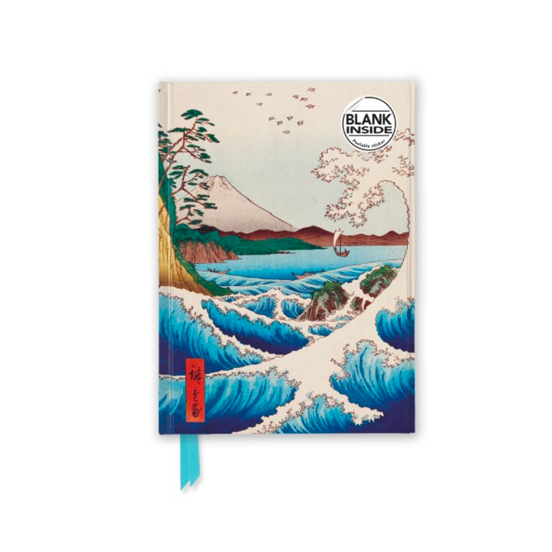 Utagawa Hiroshige: Sea at Satta (Foiled Blank Journal)