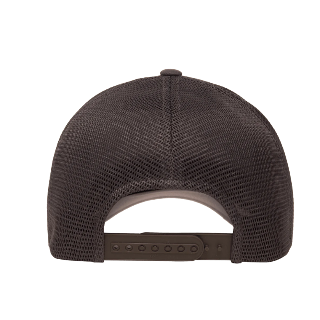 Flexifit Delta 110 trucker with mesh Dark grey