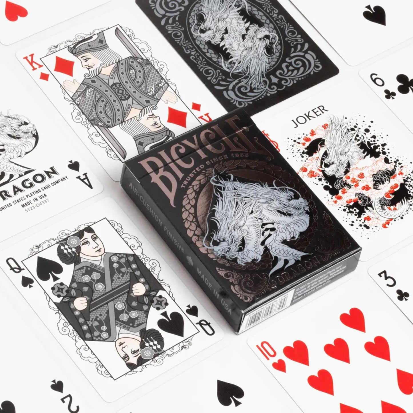 Playing Cards: Bicycle - Dragon Black