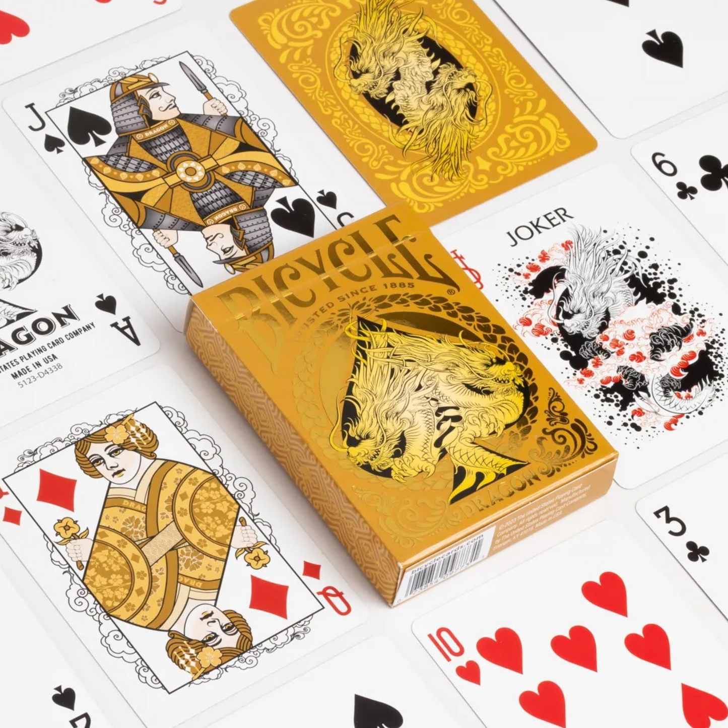 Playing Cards: Bicycle - Dragon Gold