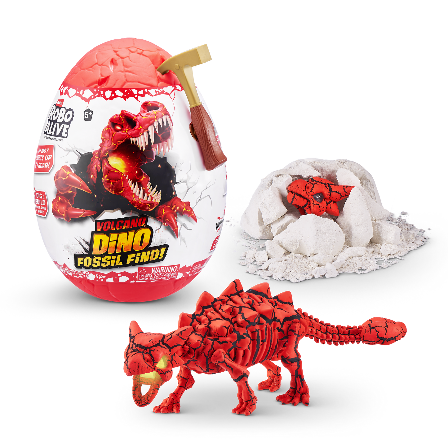 Robo Alive Dino Fossil Find Surprise Egg 1pc