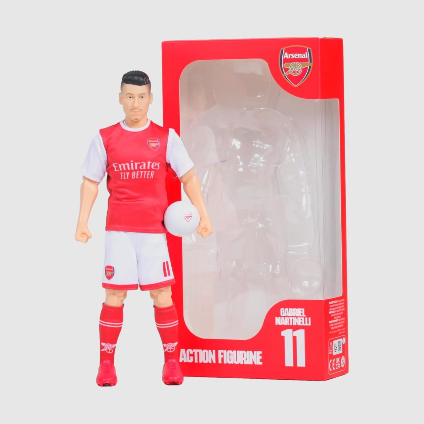 Sockers Officially Licensed Soccer Hero's Figurines- Gabriel Martinelli