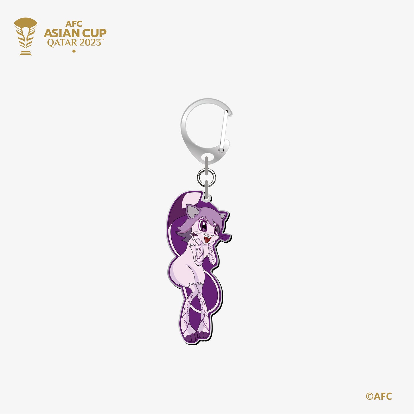 Mascot keychain - AFC23-KC-0008-TR