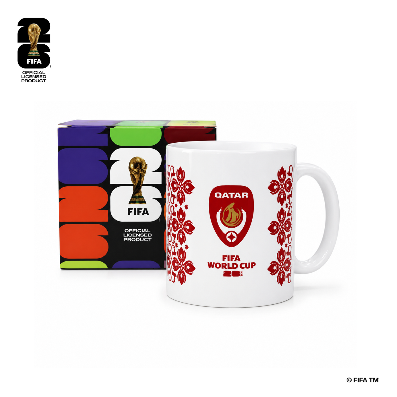 FIFA World Cup 2026™️ Official Licensed Product | Ceramic Mug Qatar
