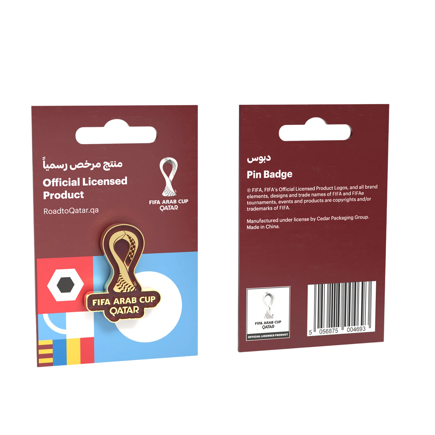 FIFA Arab Cup Logo Pin Badge