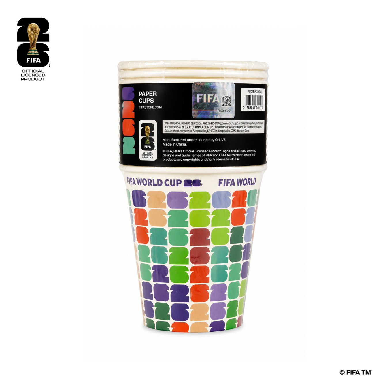 FIFA World Cup 2026™️ Official Licensed Product | Paper Cup Set
