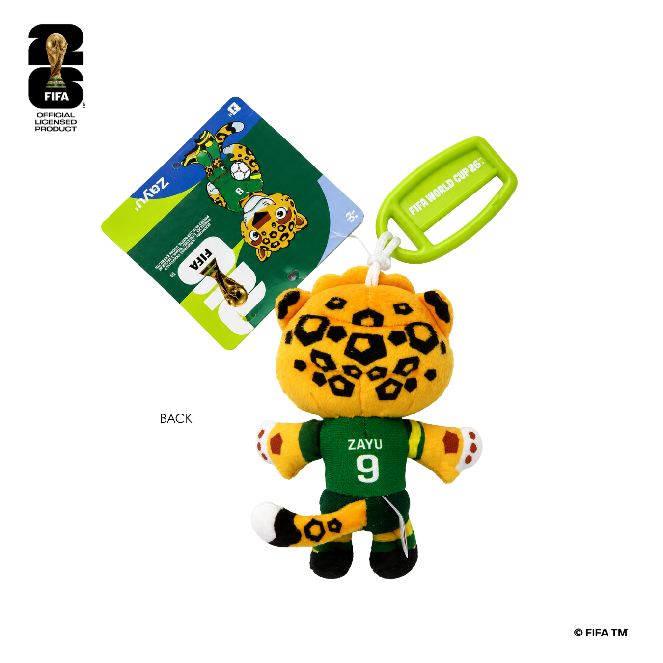 FIFA World Cup 2026™️ Official Licensed Product | Plush Mascot Mexico Keychain