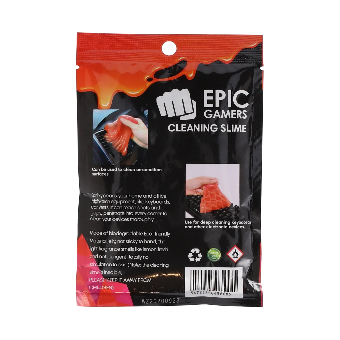 Epic Gamers Cleaning Slime - Orange