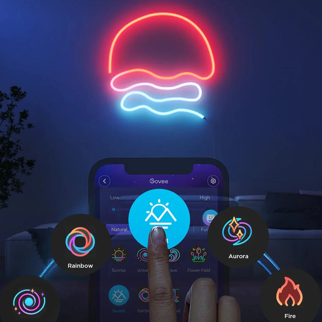 Govee Neon Rope Light 2 - 3m