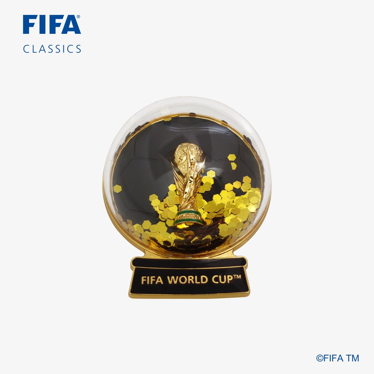 WORLD CUP TROPHY SNOW GLOBE MAGNET FIFA
