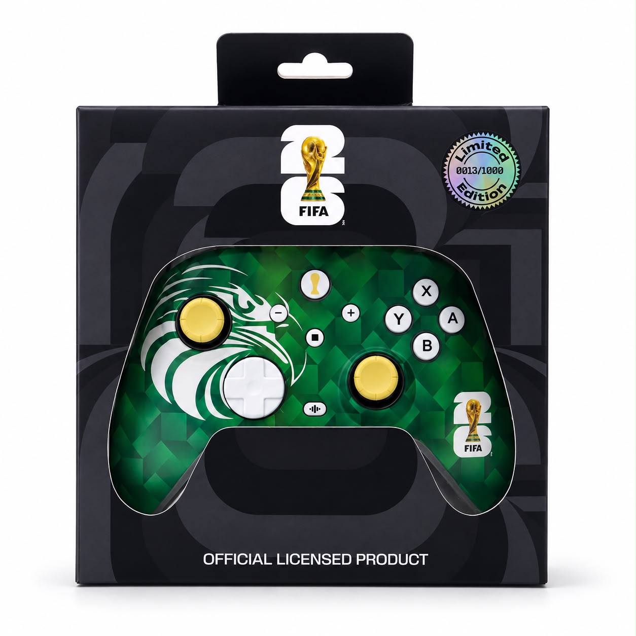 FIFA World Cup 2026™️ Official Licensed Product | AURORA+ Wireless Controller for Switch2*&1, PC, Android and IOS - Saudi Arabia
