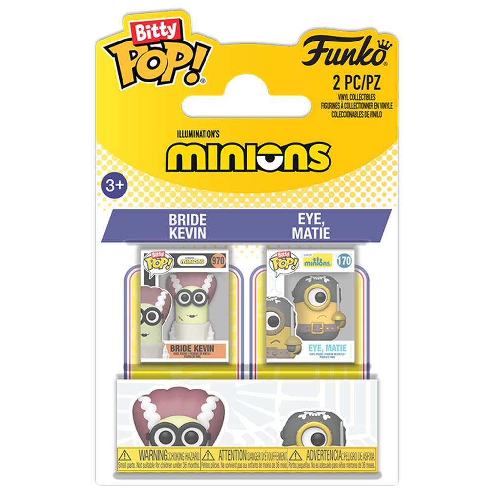 Bitty Pop! Movies: Minions Kevin, Mel 2Pk