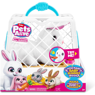Zuru Pets Alive Mama Bunny & Baby Surprise