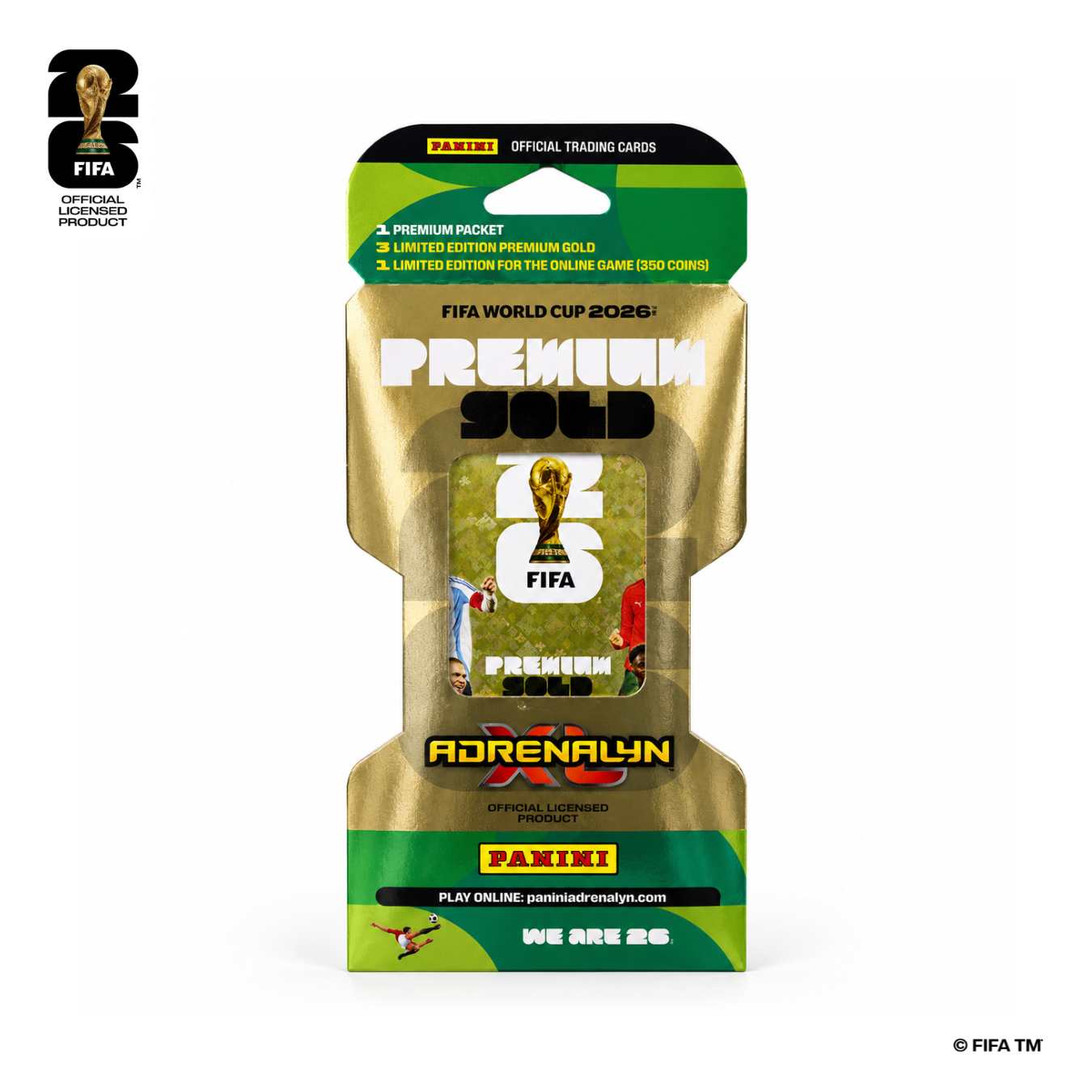 Panini FIFA World Cup 2026 Collection Premium Gold Booster