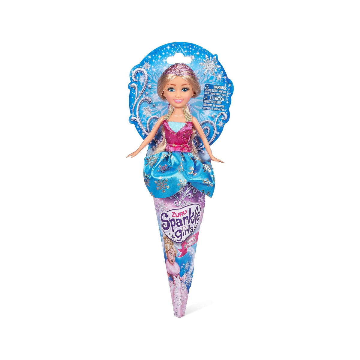 Zuru Sparkle Girlz Winter Princess Cone Doll