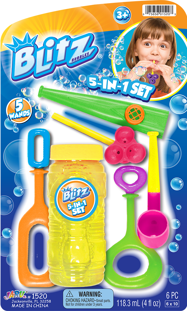BLITZ BUBBLES 5 IN 1 SET