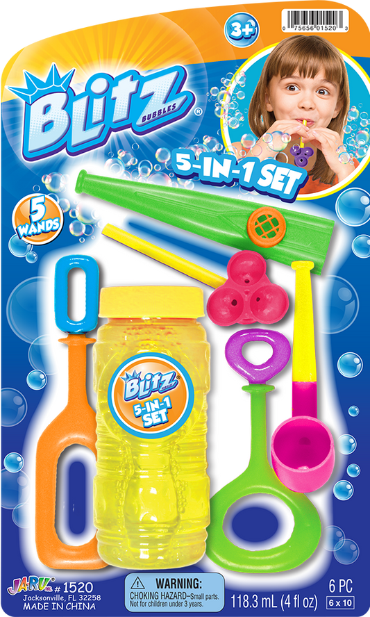 BLITZ BUBBLES 5 IN 1 SET