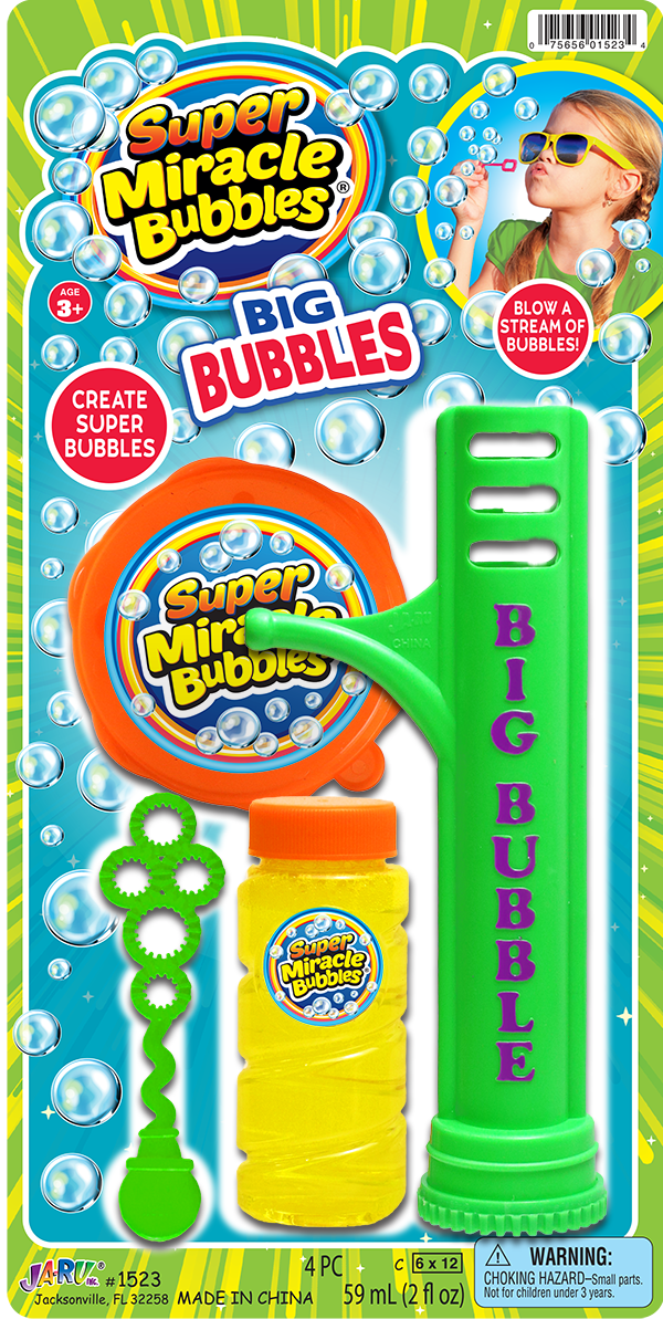 S.MIRACLE BUBBLES 12'AST