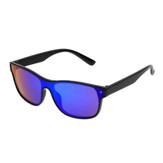 Sunglasses- Black/Matte Blue, Way shape frame