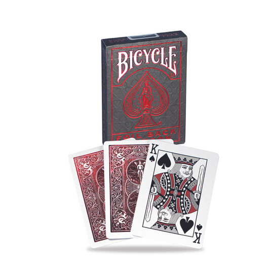 Playing Cards: Bicycle - Metalluxe Red