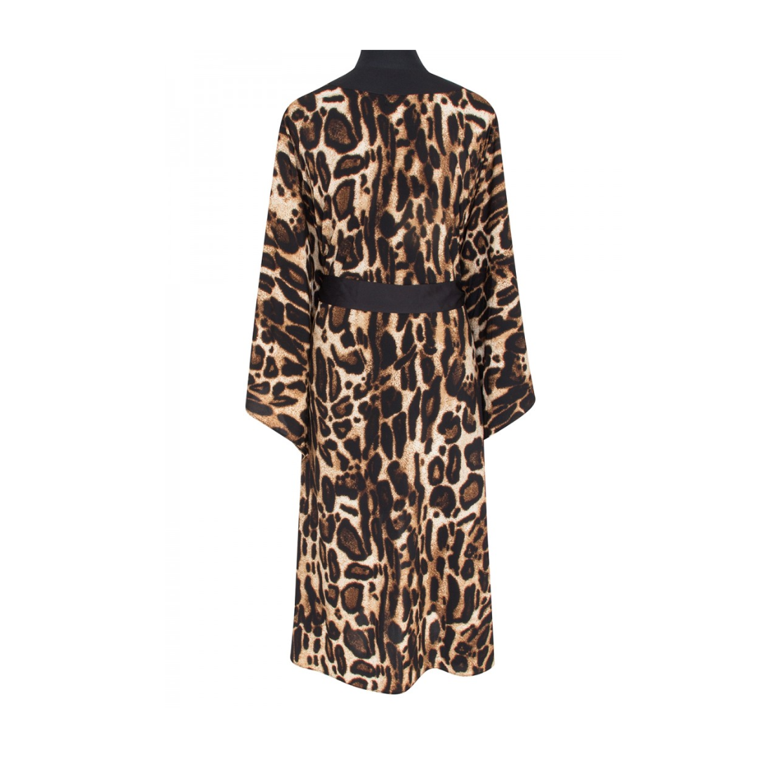 Safari - Wild Cat Kimono (Black)