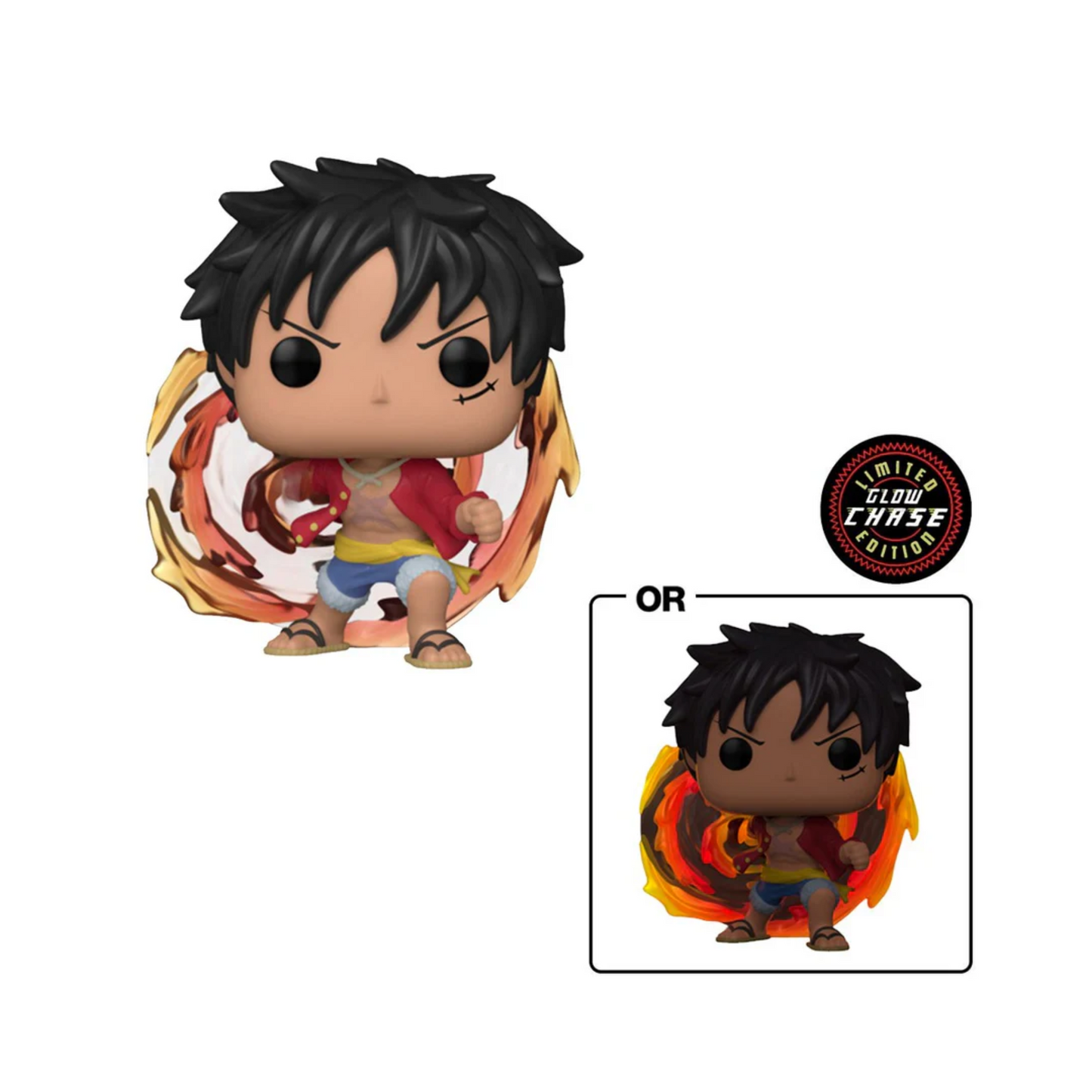 Pop! Animation: One Piece - Red Hawk Luffy w/chase (GW)(Exc)