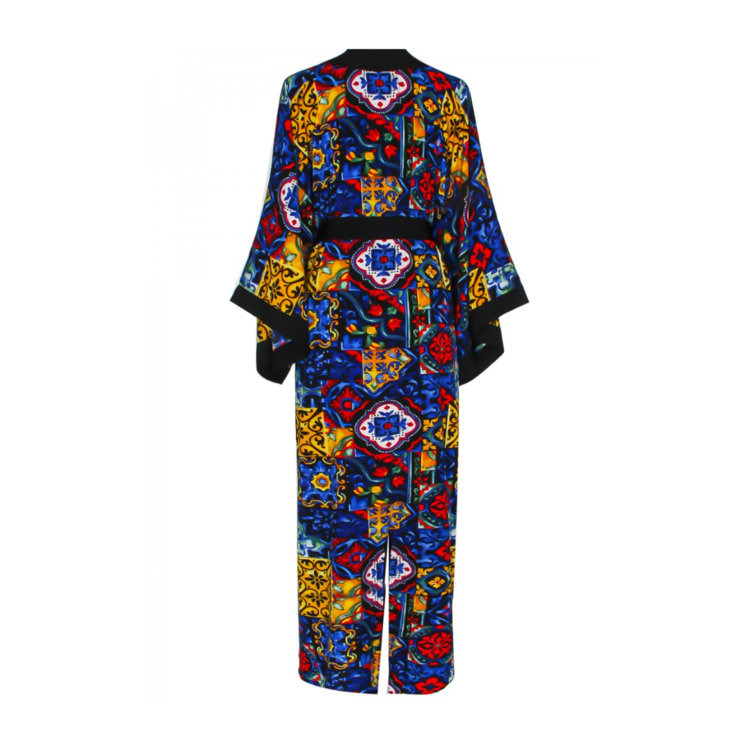 Siciliana - Valentina Maxi Split Kaftan (Black)