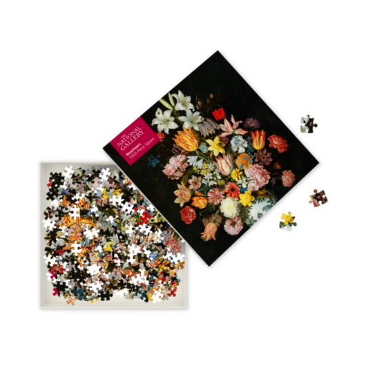 Adult Jigsaw Puzzle National Gallery: Bosschaert the Elder: A Still Life of Flow
