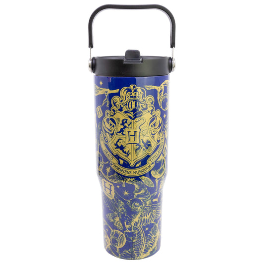 STOR YOUNG ADULT COOL INSULATED STAINLESS STEEL TUMBLER WITH HANDLE 860 ML HARRY POTTER MAGIC & MAYHEM
