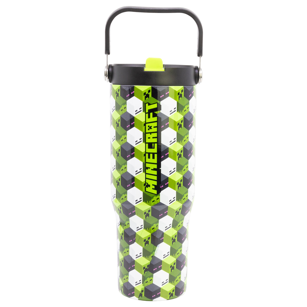 STOR YOUNG ADULT COOL INSULATED STAINLESS STEEL TUMBLER WITH HANDLE 860 ML MINECRAFT ICONICMONO