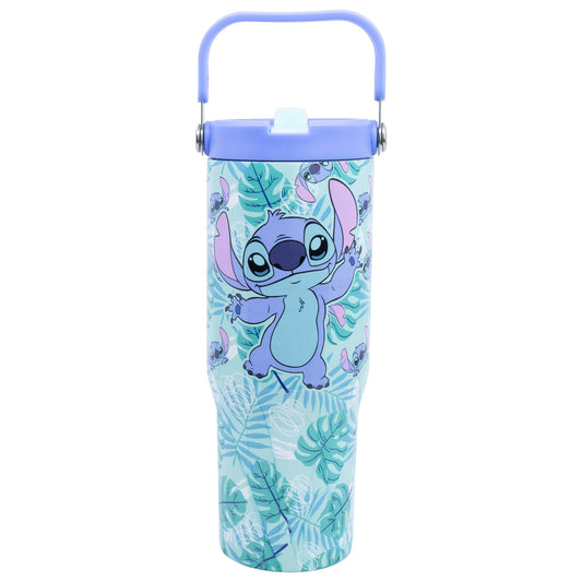 STOR YOUNG ADULT COOL INSULATED STAINLESS STEEL TUMBLER WITH HANDLE 860 ML STITCH ALOHA