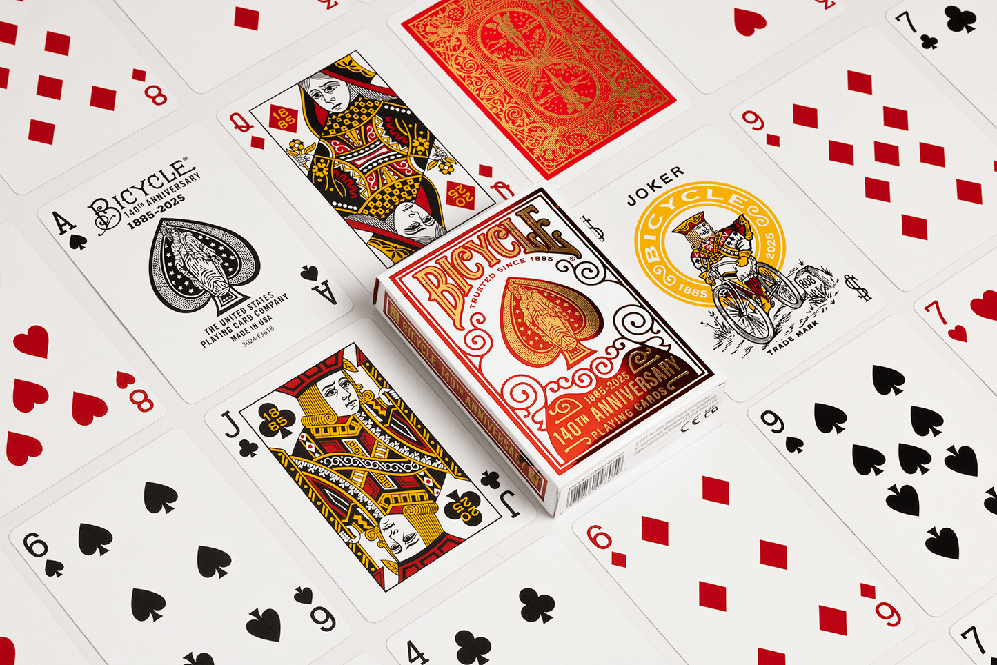 Playing Cards: Bicycle  140th Anniversary Ed.