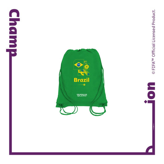Country Flag Drawstring Bag - Brazil