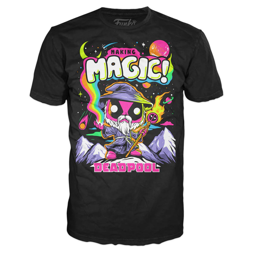 Pop Tee! Marvel - Wizard Deadpool - S