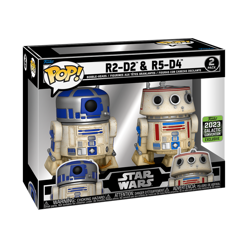 POP! R2-D2 & R5-D4 2-PACK