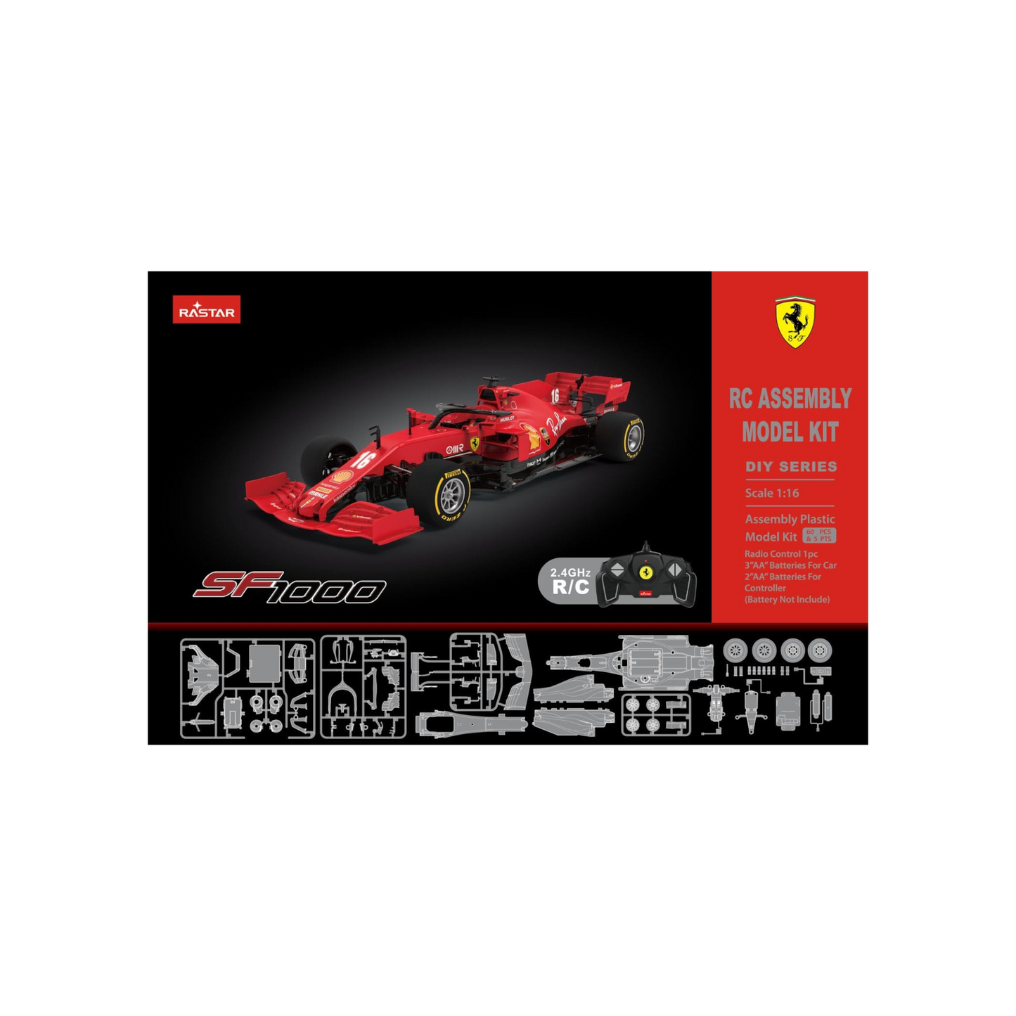 R/C 1:16 Ferrari  SF1000 Building kit