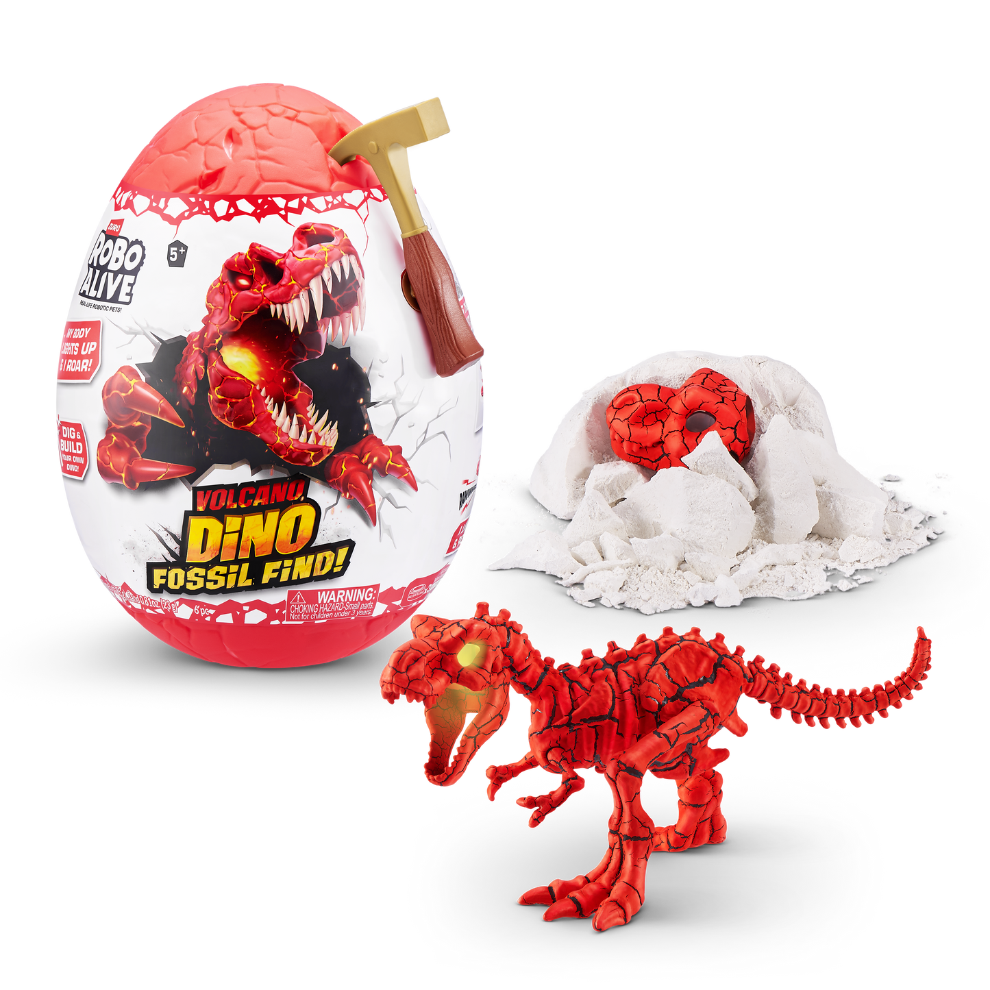 Robo Alive Dino Fossil Find Surprise Egg 1pc