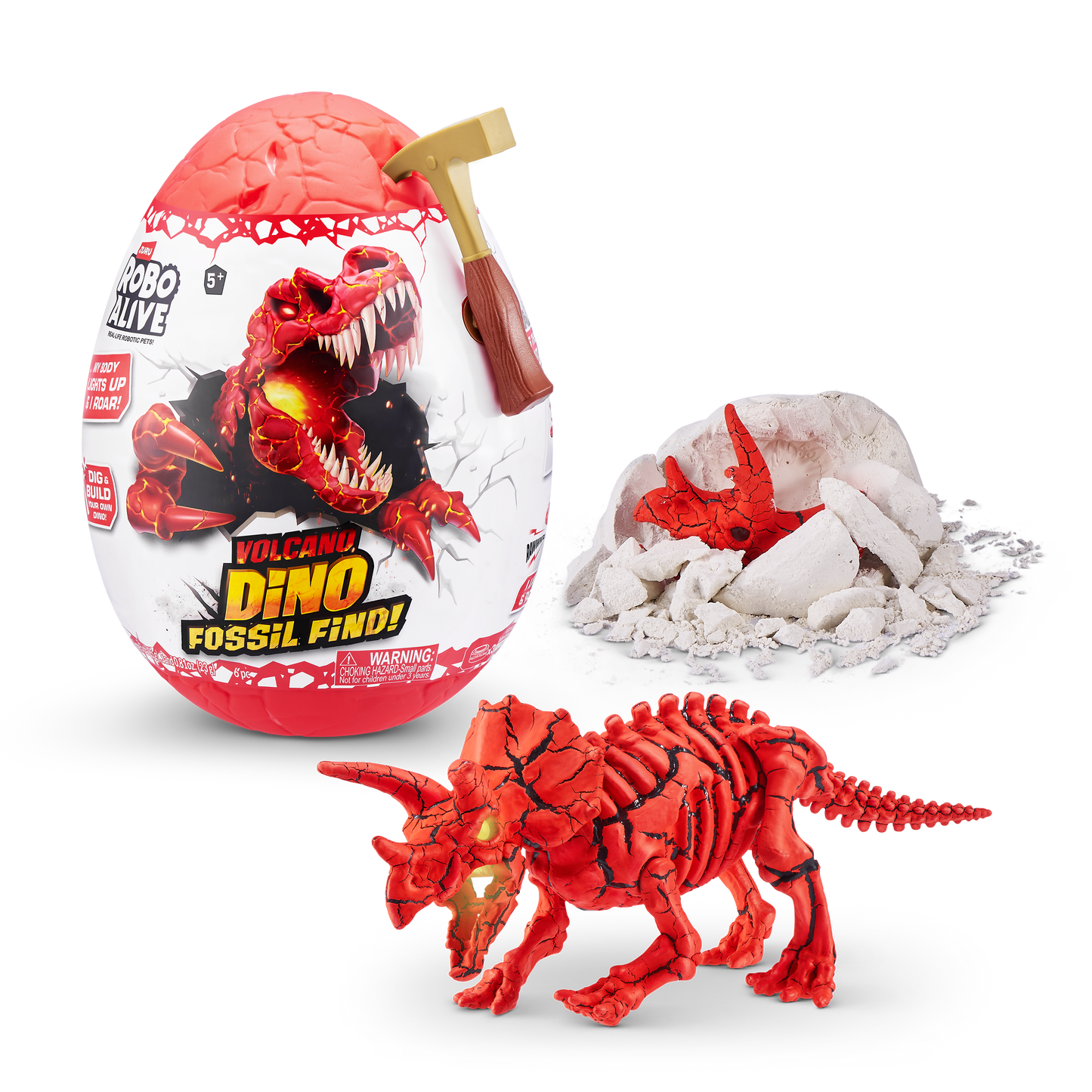 Robo Alive Dino Fossil Find Surprise Egg 1pc