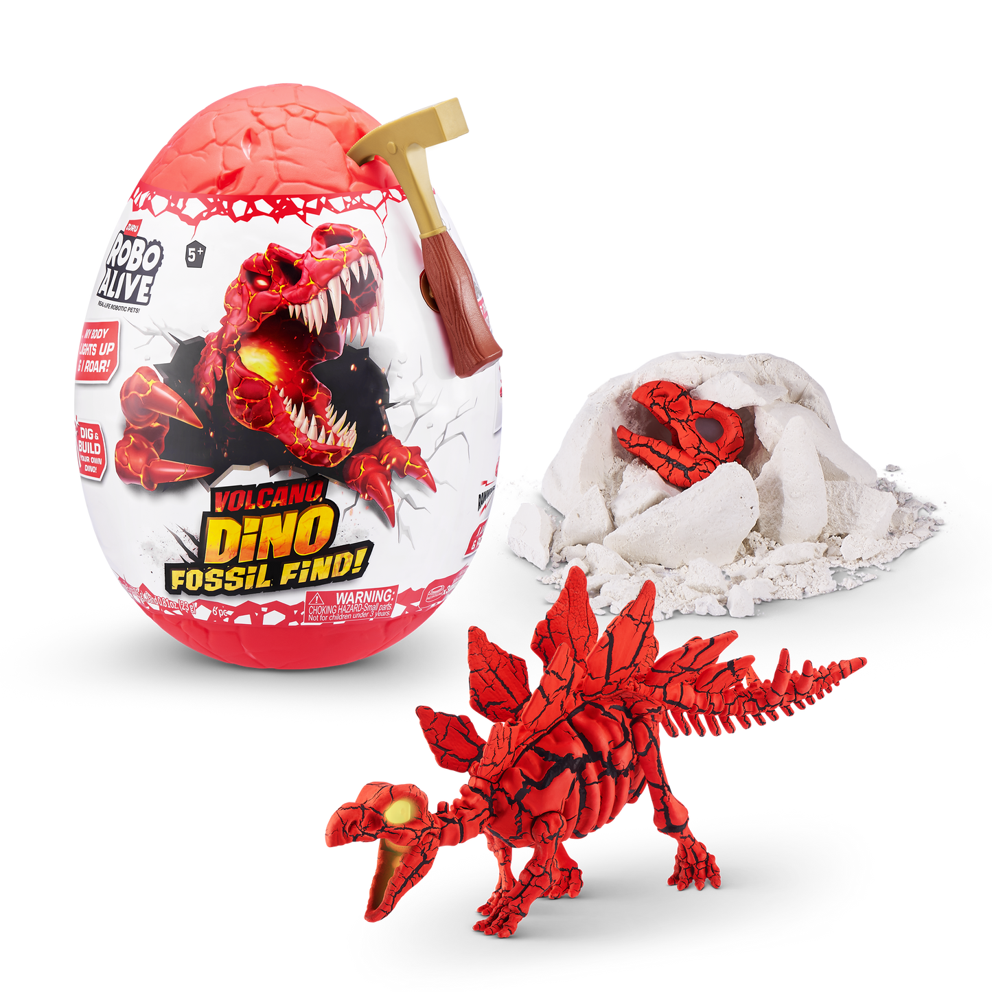 Robo Alive Dino Fossil Find Surprise Egg 1pc